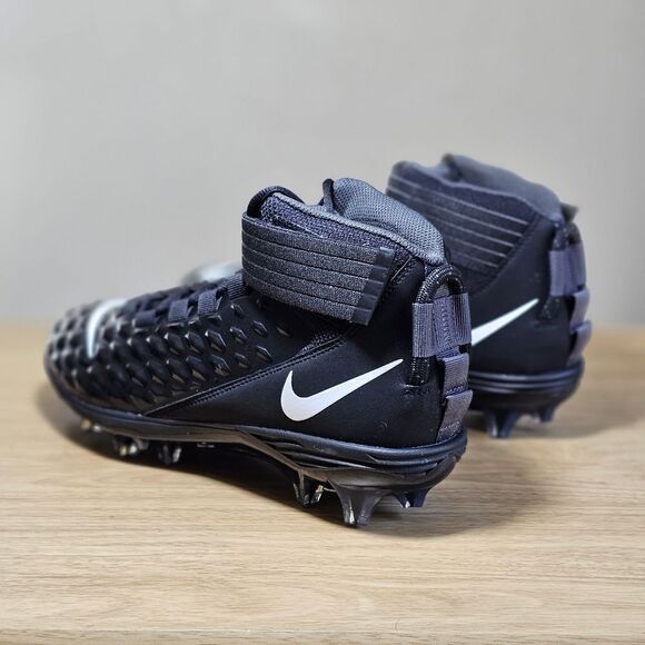 Nike Force Savage Pro 2 Football Cleats Shoes Black White AH4000-100 Men's 11 LE - Picture 13 of 14